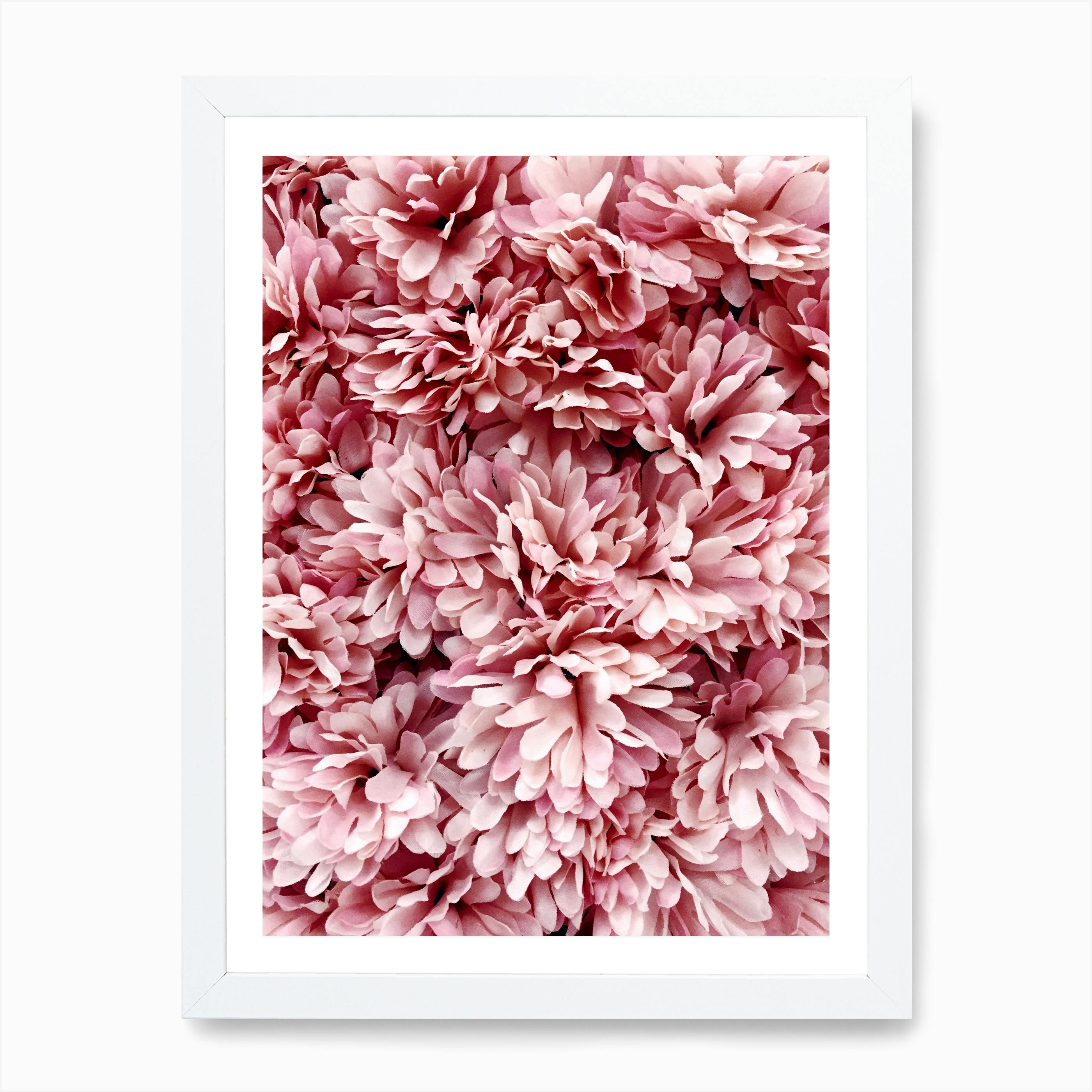 Bright Pink Flower Art Print